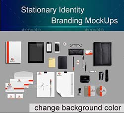 企业品牌识别文具模型：Stationary Identity Branding MockUps 2